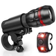 Bike Light Set puissant 3 modes Zoom Bicycle Front Light